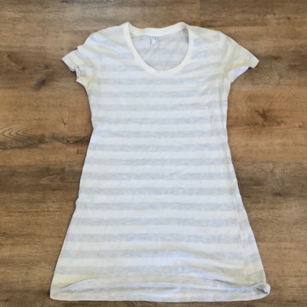 American Apparel striped tee dress